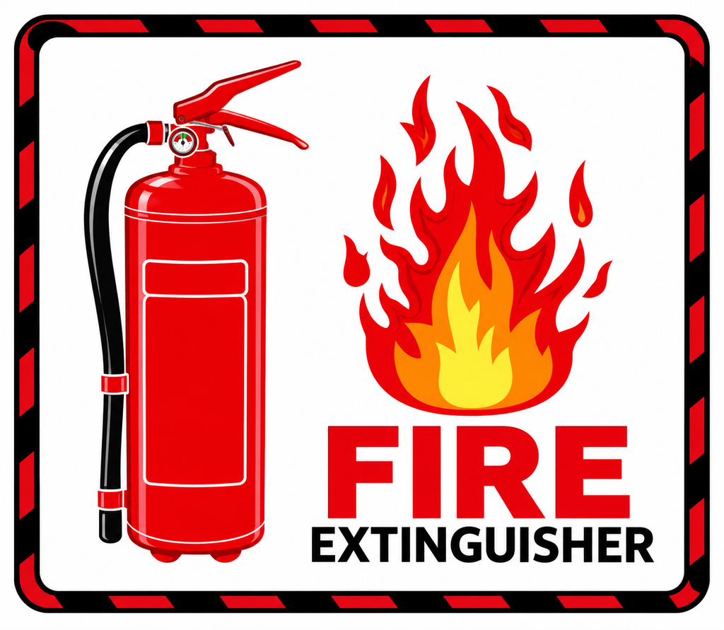 [FE-14] Fire Extinguisher Sign
