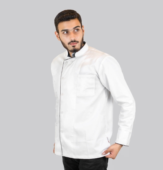 [CC-W001] Chef Coat – Professional Kitchen Uniform