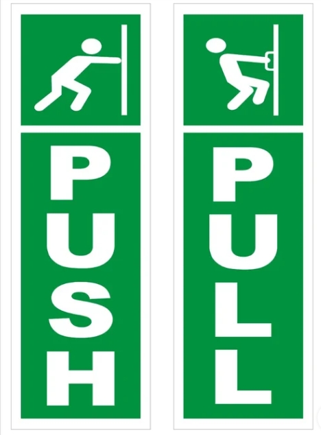 [SA-85] Push/Pull Sign