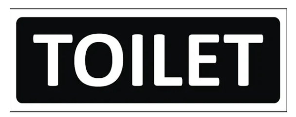 [SA-73] Toilet Sign