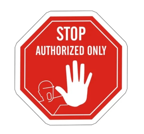 [SA-26] Authorized Only Sign