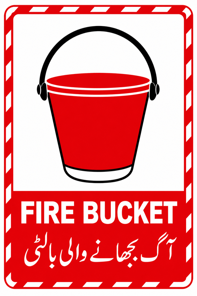 [FE-04] Fire Bucket Sign